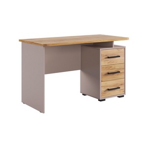 Изображение товара Стол компьютерный с ящиком 120x60 см Mebelson Лайт-2 (ЛДСП/Дуб крафт золотой, Бежевый) SKL2.1N02.3369 (прямоугольная столешница)