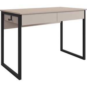 Изображение товара Стол Юниор Mebelson (ЛДСП, Металл/Черный) SMU-01.3409 (прямоугольная столешница, I I-образная опора)