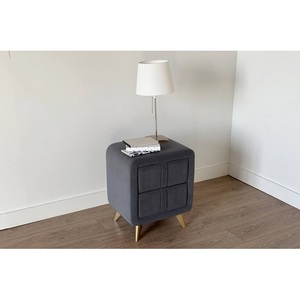 Изображение товара Тумба прикроватная Софи 2 Mebelson (Ткань,Пластик/Графит) арт.TM-001.2.2171