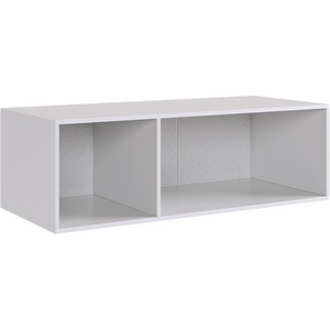 Изображение товара Ева Антресоль трехдверная 117.01 Mebelson (ЛДСП,ПВХ,МДФ/Светлое дерево,Белый) арт.UL.117-M.104.01.3101