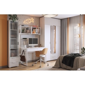 Изображение товара Зефир Антресоль трехдверная 119.01 Mebelson (ЛДСП,ПВХ,МДФ/Светлое дерево,Белый) арт.UL.119-M.103.01.3262