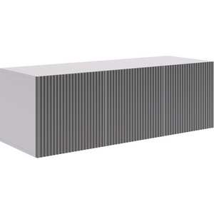 Изображение товара Зефир Антресоль трехдверная 119.01 Mebelson (ЛДСП,МДФ/Светлое дерево,Серый) арт.UL.119-M.103.01.3263