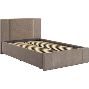 Изображение товара Кровать с основанием Хлоя 120х200 см Mebelson (ДСП,Ткань/Латте) арт.ZO.KM1.2-24.2763