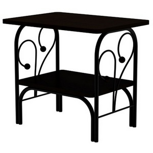 Изображение товара Прикроватная тумба МК-7, ММД 202, Черный/Венге, 100266 Форвард