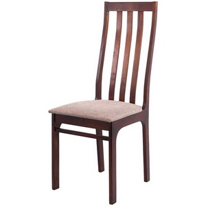 Изображение товара Стул для гостиной деревянный цвет коричневый Франц, Грецкий орех/Аполло бежевый, 101121 ЧМФ