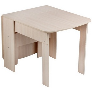 Изображение товара Стол-книжка подъемно-раскладной МАМА Я СТ-03, Венге светлый (прямоугольная столешница, 4 ножки)