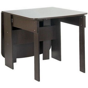 Изображение товара Стол-книжка подъемно-раскладной МАМА Я СТ-03, Венге темный (прямоугольная столешница, 4 ножки)