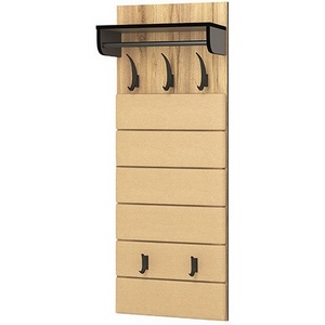 Изображение товара Прихожая Ивару Ольга-лофт 6.1 Вешало настенное, Дуб крафт золотой/Темно-серый