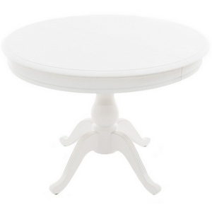 Изображение товара Стол вставка-бабочка Фабрицио D100, Эмаль белая, 101304 Аврора (круглая столешница, 4 ножки)