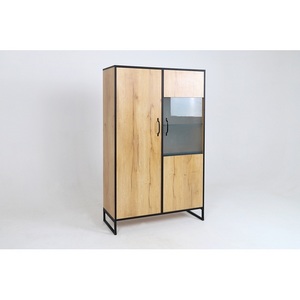 Изображение товара Шкаф-витрина Виртон-21, Дуб крафт золотой, 101434 Ивару