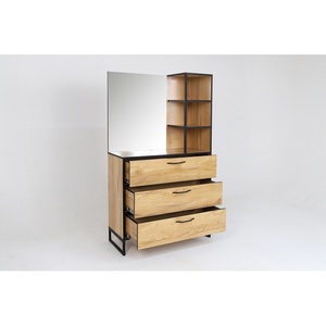 Изображение товара Комод Ивару Виртон-3 с надстройкой, Дуб крафт золотой