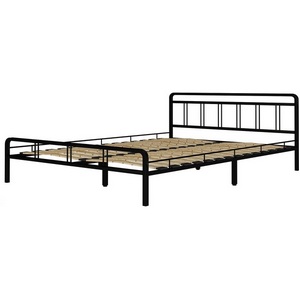 Изображение товара Кровать односпальная металлическим основанием КМД 8 Леон 140 черная, 101494 Форвард