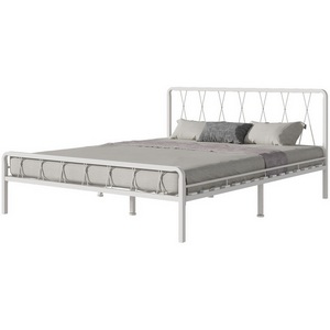 Изображение товара Кровать с реечным основанием КМД 18 КЛЭР 160 белый, 101632 Форвард