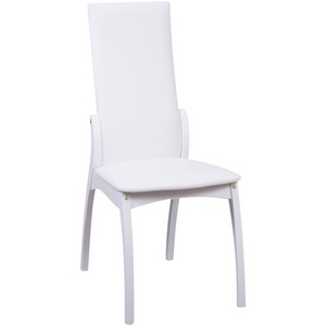 Изображение товара Стул для гостиной с экокожей белый, экокожа коричневый тк.100 Ессентуки Токио 101735