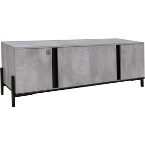 Изображение товара Тумба ТВ Ивару НЕКСТ - 1 Цемент светлый, Черный