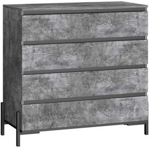 Изображение товара Комод Ивару НЕКСТ - 1 Камень темный, Черный