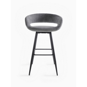 Изображение товара Стул барный МАМАДОМА Барни Р 900, Черный/Antracite Lux b28