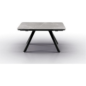 Изображение товара Стол NEW, Керамогранит, Черный/Bayona grey Аврора Леон 102029