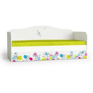 Изображение товара Кровать "Цветы" Белый шёлк МАМА Цветы 102041