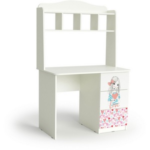 Изображение товара Стол письменный "Девочки", Белый шёлк МАМА Девочки 102057