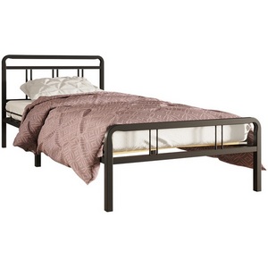 Изображение товара Кровать односпальная металлическим основанием КМД 8 90 черная Форвард Леон 102069