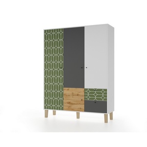 Изображение товара Шкаф Овалы 149, Белый шёлк МАМА STORY 102088