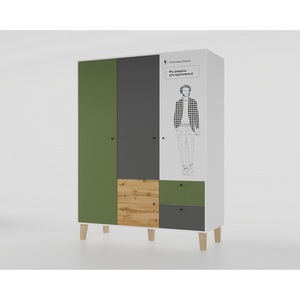 Изображение товара Шкаф Пушкин 149, белый шёлк МАМА STORY 102093