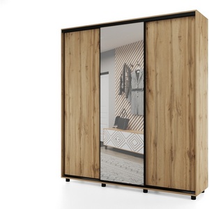 Изображение товара Шкаф-купе, 177х60х230 Дуб вотан с зеркалом МАМА Prime 102102