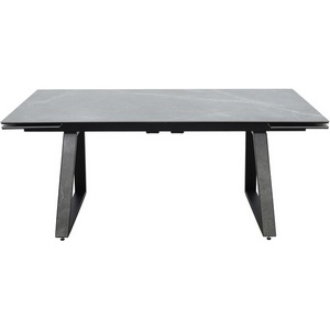 Изображение товара Стол NEW, Керамогранит, Черный матовый муар/Bayona grey/ Аврора Монако 102124