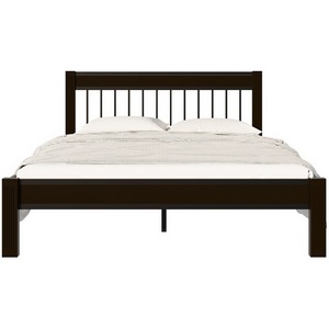 Изображение товара Кровать с металлическим основанием АГАТА 160, черный/шоколад Форвард Агата 102174