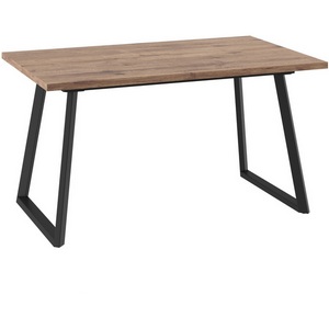 Изображение товара Стол Лофт Люкс 140 Дуб Велингтон, Черный МАМАДОМА 102360