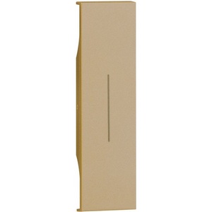 Изображение товара Клавиша 1 модульная цвет-шампань матовый Meiton ACH01