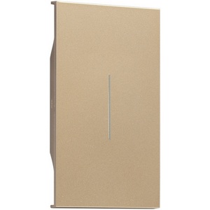 Изображение товара Клавиша 2-ух модульная шампань матовый Meiton ACH01M2