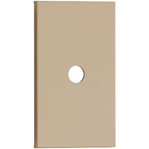 Изображение товара TV накладка/вывод кабеля 2 модульная шампань матовый Meiton ACH08M2