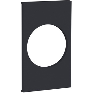 Изображение товара Накладка на розетку 220V с/з со шторками 16A (черный матовый) AG04 Meiton AG04