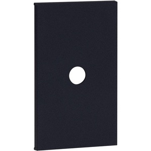 Изображение товара TV накладка/Вывод кабеля 2 модульная черный матовый Meiton AG08M2