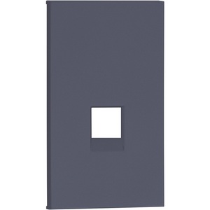 Изображение товара Интернет RG-45/RG11 накладка 2-ух модульная графит матовый Meiton AL07M2