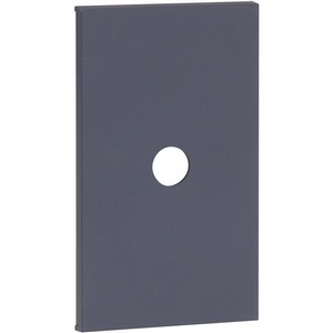 Изображение товара TV накладка/вывод кабеля 2 модульная графит матовый Meiton AL08M2