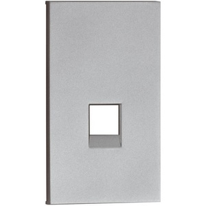 Изображение товара Интернет RG-45/RG11 накладка 2-ух модульная серый матовый Meiton AS07M2