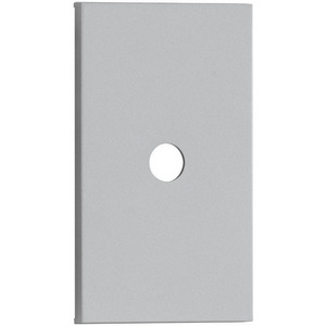 Изображение товара TV накладка/вывод кабеля 2 модульная серый матовый Meiton AS08M2