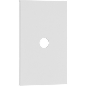 Изображение товара TV накладка/Вывод кабеля 2 модульная белый матовый Meiton AW08M2