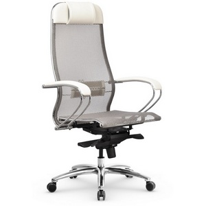 Изображение товара Офисное кресло - стул компьютерный без подлокотников с поясничной поддержкой Метта Samurai S-1.04 MPES (белый цвет) z312293517