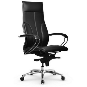 Изображение товара Стул для офиса с пятилучевой основой Метта Samurai Lux MPES черный