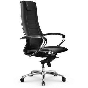 Изображение товара Кресло черное с высотой спинки 70 см Метта Samurai Lux-2 MPES (черный цвет) z312297362