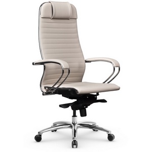 Изображение товара Офисное кресло - стул компьютерный с металлической крестовиной Метта Samurai K-1.04 MPES (светло-бежевый цвет) z312297591