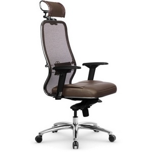Изображение товара Кресло офисное с подлокотниками Метта Samurai SL-3.04 MPES (светло-коричневый цвет) z312298529