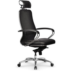 Изображение товара Кресло черное с высотой спинки 70 см Метта Samurai SL-2.04 MPES (черный цвет) z312299090