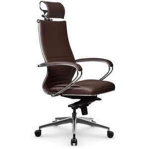 Изображение товара Кресло офисное на колесиках с регулируемой высотой Метта Samurai KL-2.051 MPES (темно-коричневый цвет) z312299816