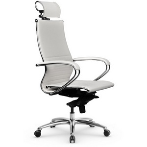 Изображение товара Кресло офисное на колесиках для руководителя Метта Samurai K-2.05 MPES (белый цвет) z312420319