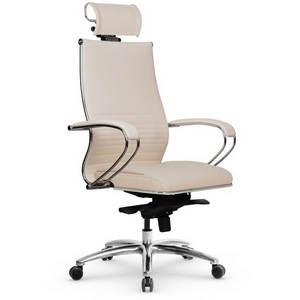 Изображение товара Стул для офиса компьютерный на колесиках Метта Samurai KL-2.05 MPES (молочный цвет) z312422146